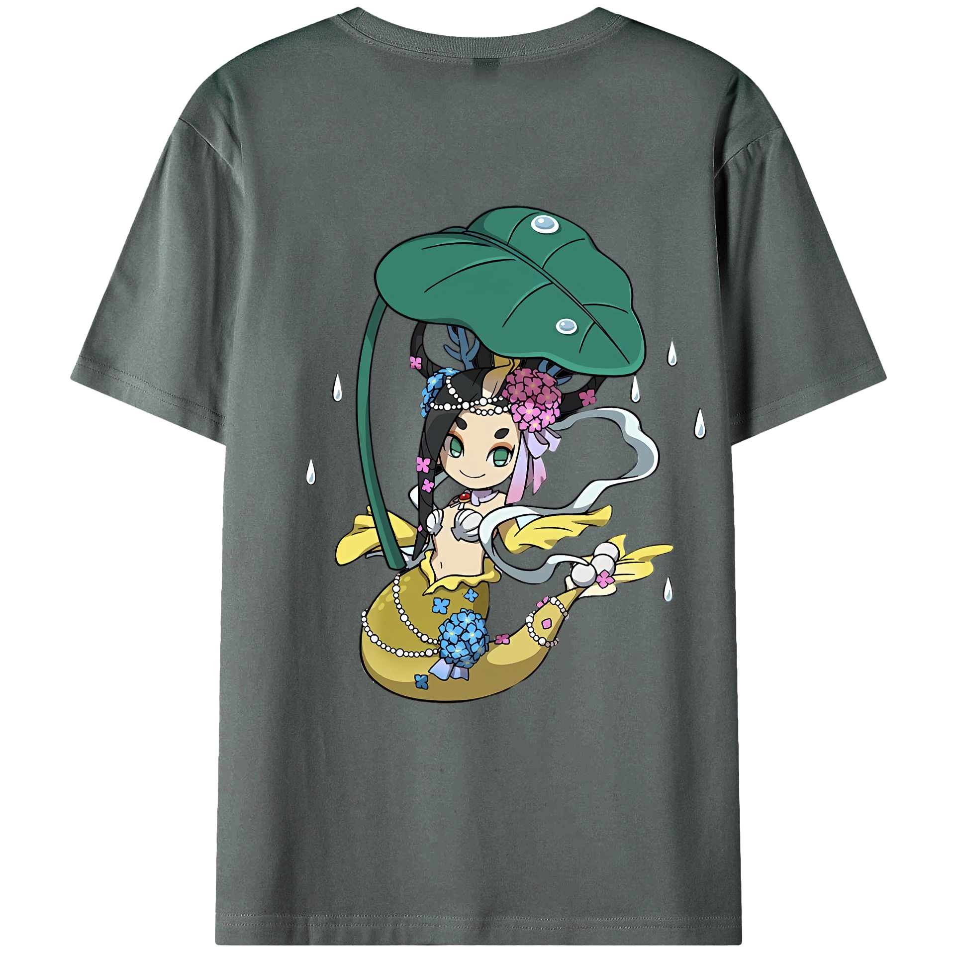 （画像用） 妖怪ウォッチ Yo-kai Watch 綿100％ メンズ半袖Tシャツ（バックプリント） 通気性